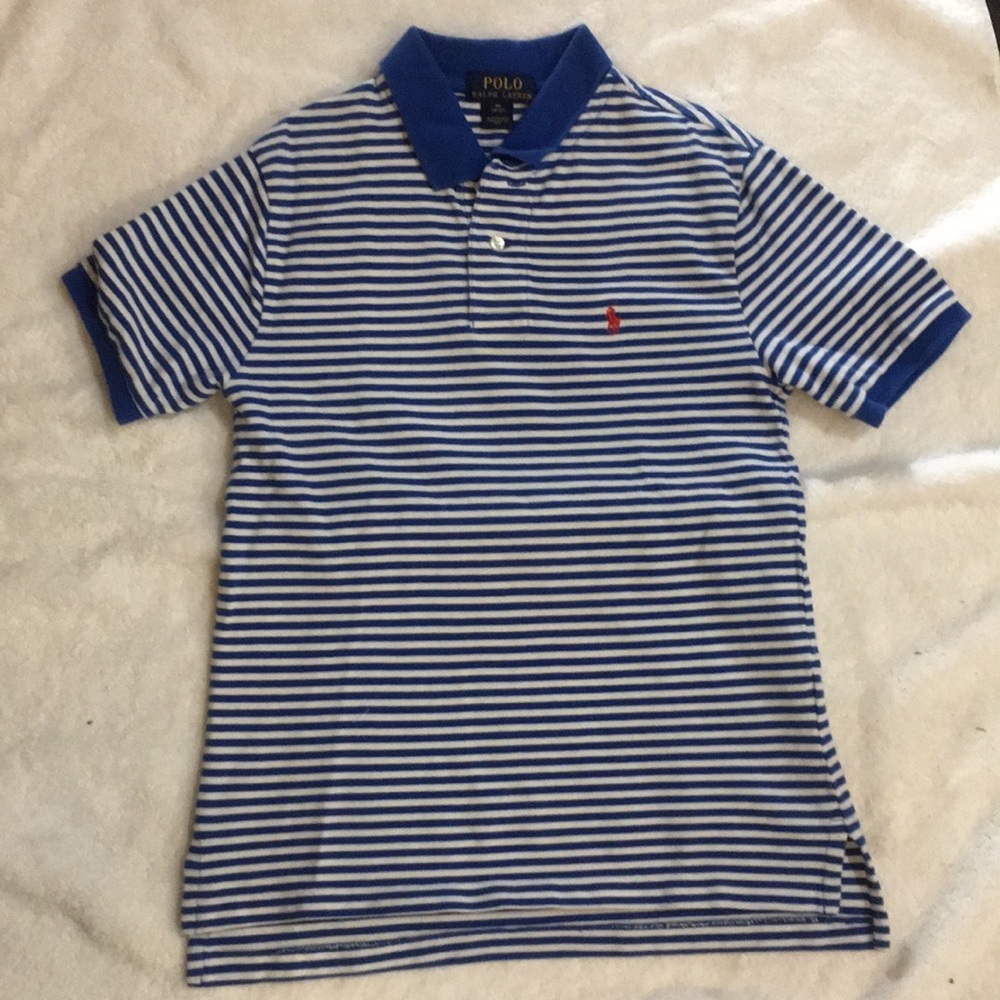 Boys polo shirt size medium